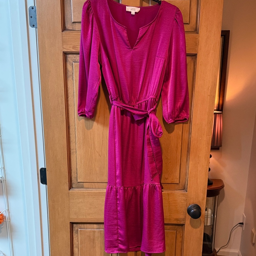 Elegant Fuschia Dress